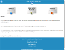 Tablet Screenshot of cpmpropertygroup.com